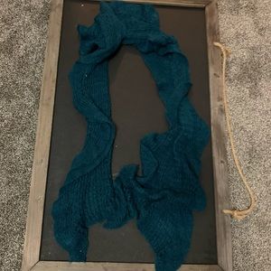 Blue Knitted Scarf